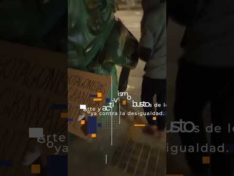 Vandalizan los bustos de los Goya repartidos por las calles de Granada