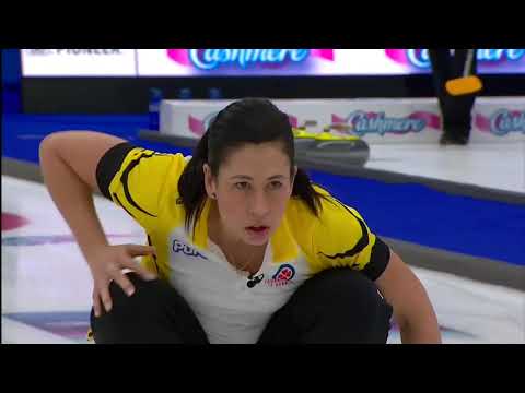 2018 Scotties Tournament of Hearts - Jones (MB) vs. Robichaud (NB) -  Draw10