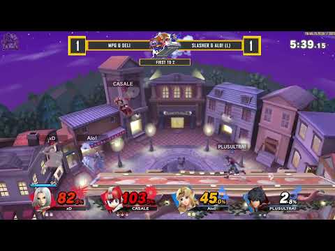 Regular Bairs #394 - SSBU Doubles - Grand Finals - MPg & Deli vs. Slasher & Alo!