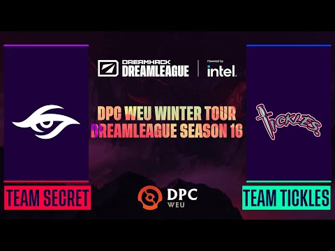 Dota2 - Team Secret vs. Team Tickles - Game 1 - DPC WEU Winter Tour - DreamLeague Season 16