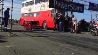 PatVan Racing - PokerStars - Jurby, Isle Of Man - Pat Van, Bike Engined Dragster, Express Van