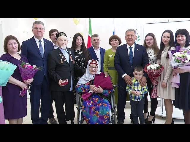 Ветеранам – награды, от детей - благодарность