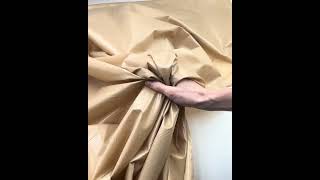 30119 Ткань плащовая MONCLER цвет Camel, плотность 50 гр/м2, ширина 150 см на YouTube