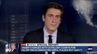 ABC News Special Report: Trump charged with 34 felony counts video