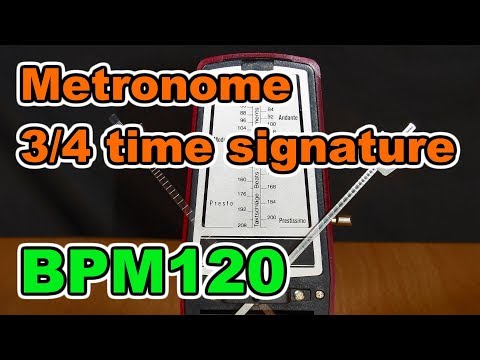 【Metronome】3/4 time signature, 30minutes【BPM120】