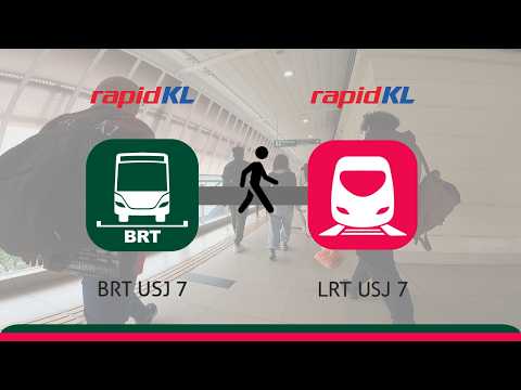 How to transfer from BRT USJ 7 to LRT Station