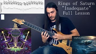 Miles Dimitri Baker - Rings of Saturn - Inadequate Full Lesson