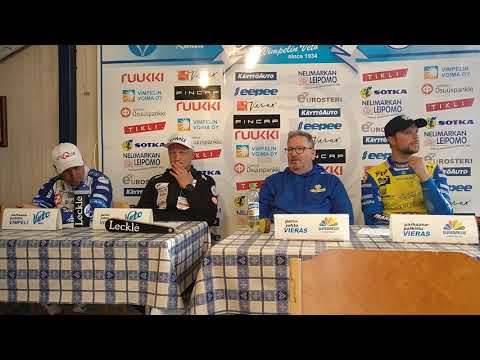 Lehdistötilaisuus: Vimpelin Veto - Alajärven Ankkurit 25.6.2019