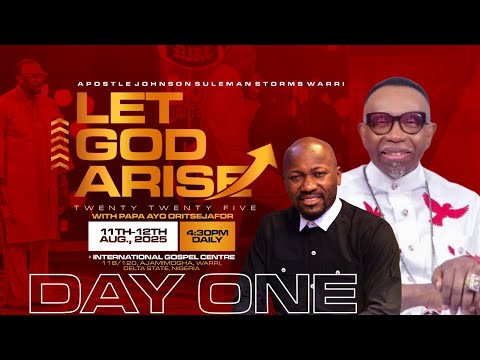 LET GOD ARISE 2025 Word Of Life Bible Church || Apostle Johnson Suleman || Day1