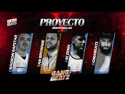 GANG BEATZ 2021 - (PROYECTO V) - Dragon Rapstar + Tan Brownie + Hei Zenh + Domabeats (Semifinales)