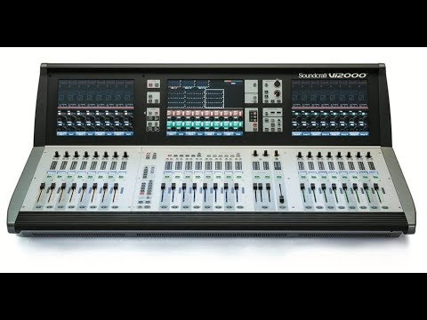 soundcraft VI 2000 - TURNING ON