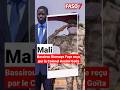 #Mali : Bassirou Diomaye Faye reçu par le Colonel Assimi Goïta  #faso7 #senegal