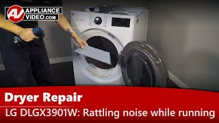 Dryer Repair - Rattling Noise While Running - Drum Baffle - Diagnostic & Troubleshooting