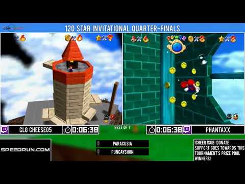 CLG Cheese05 vs Phantaxx | Quarter-Final | GSA 120 Star Invitational 2018 | Super Mario 64