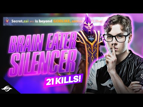 BIG BRAIN SILENCER | Secret Zai DotA gameplay