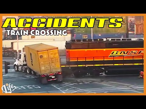 Unbelievable TRAIN CROSSING FAILS Caught on Camera