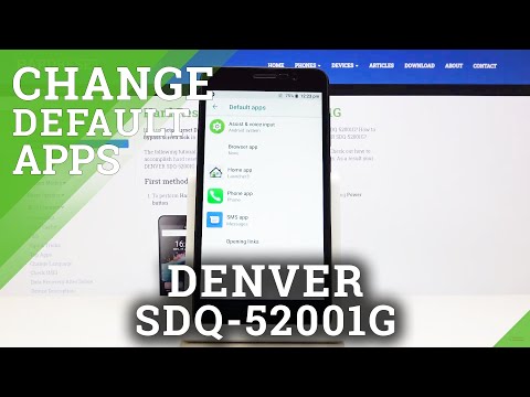 Default Browser – DENVER SDQ-52001G & Default Apps List