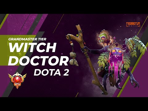 Grandmaster Tier Witch Doctor Dota 2 | Ranked Match | Gameplay