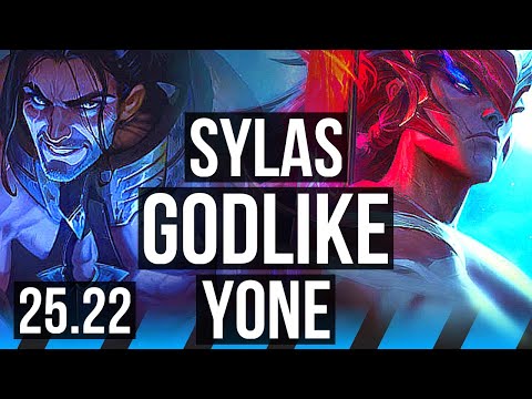 SYLAS vs YONE (MID) | 13/4/12, Godlike | KR Diamond | 25.22