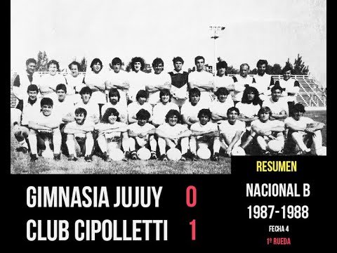 Nacional B 1987-1988 / Fecha 4: Gimnasia de Jujuy 0 - 1 Cipolletti (Resumen)