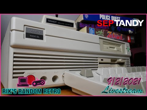 Livestream - Tandy 1000 SL for SepTandy
