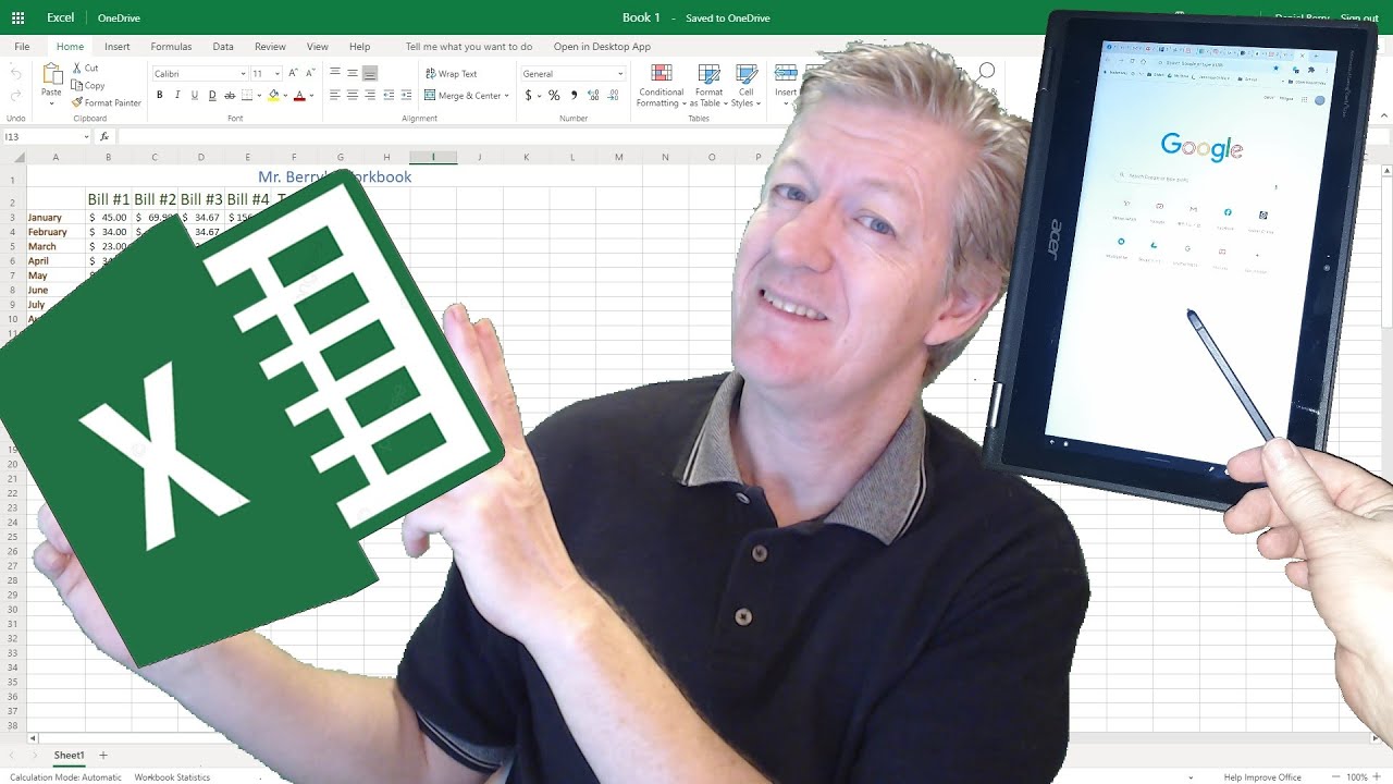 Install Excel and Edit Workbooks offline with a Chromebook  #tutorial #Chromebook #Excel #Office