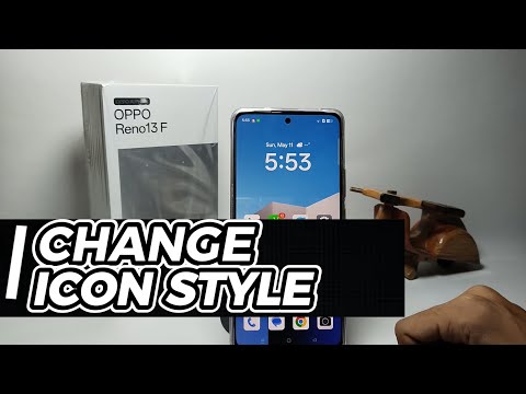 How To Change Icon Style On Oppo Reno 13 F