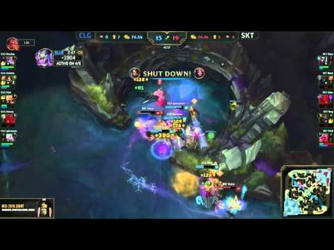 Mid-Season Invitational - CLG Vs. SKT - Final Team Fight