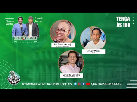 CLICK CIDADE com os convidados Aurilene Araujo, Klinger Morais e Eduardo Carvalho