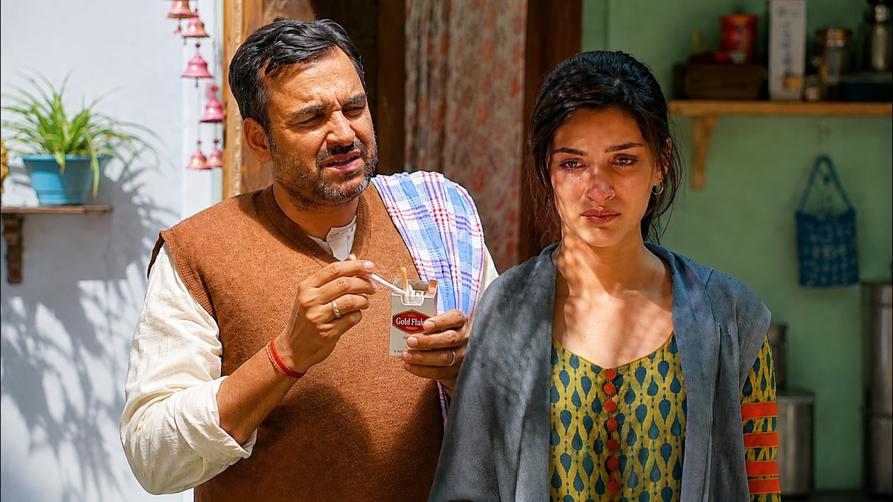 हमें सब पता है… हमारी सिगरेट तुम ही पीती हो | Pankaj Tripathi, Kriti San