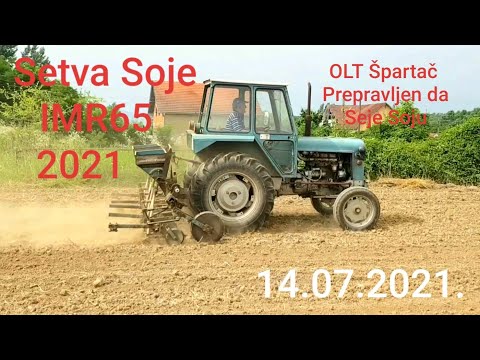 IMR 65 Postrna Setva Soje 14.07.2021 | Rakovica 65 | sowing soybeans