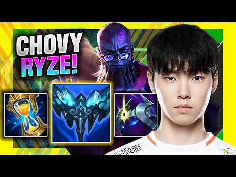 WHEN CHOVY PLAYS RYZE MID! - HLE Chovy Plays Ryze Mid vs Lucian! | Season 11