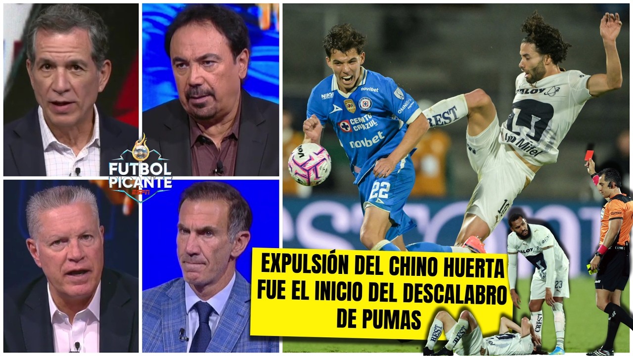 PUMAS jugó ante CRUZ AZUL sus MEJORES 25 minutos del TORNEO y LA MÁQUINA los PEORES | Futbol Picante