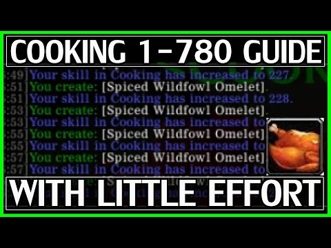 Legion Cooking Leveling Guide - 1-780 With Little Effort - WoW Legion