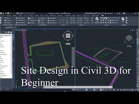 Site Design in Civil 3D for Beginner