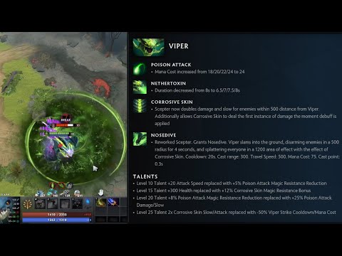 Viper NEW AGHANIM SCEPTER is so OP💀Patch 7.32D is out