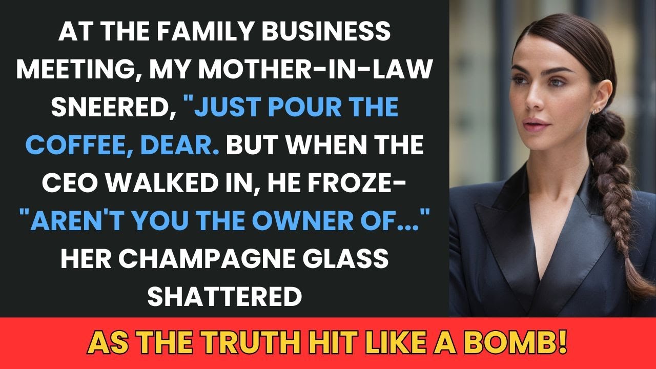 Coffee Girl at Family Business Meeting Turns Out to Be the Secret CEO—MIL's Shock Was Priceless!