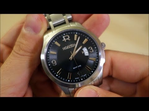 Laikrodis Roamer Dreamline Diamonds 857847 41 29 50 video