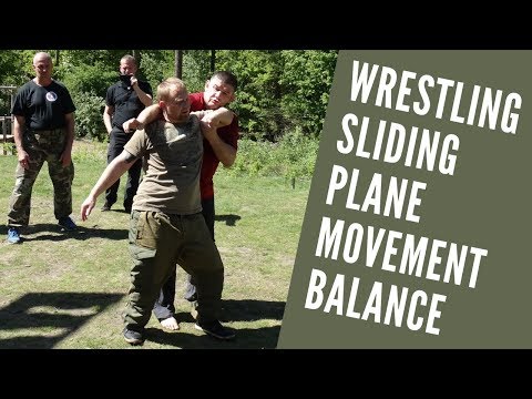 Wrestling sliding plane movement balance in Fight - Russian martial arts IZVOR