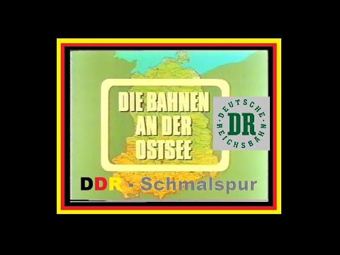 Schmalspurbahnen in der DDR an der Ostsee [Deutsche Reichsbahn1984 -1987]