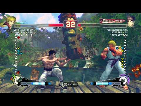 SSF4 AE: LeviStrauss1829 (Ken) vs Gurasuhoppa S1L (FeiLong) - Ranked Match (720p HD)