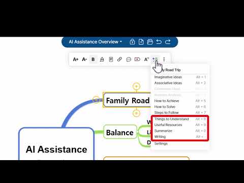 AI Assistance in MindMapper Web Edition!
