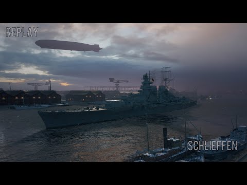 World of Warships | Schlieffen - German BattleCruiser Power | 200K+ Schaden | Kraken | [REPLAY]