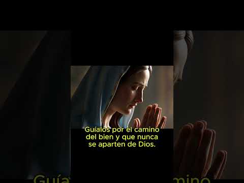 Madre del cielo, te pido que cuides de mis hijos, que los bendigas y los protejas #VIRGENMARIA