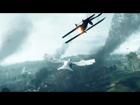 Battlefield 1 - Pigeon Gameplay | Amazing Scene!