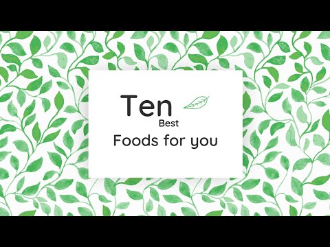 Healthy Foods for You Video