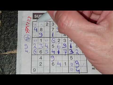 Sixth week Lockdown! (#2223) Medium Sudoku puzzle. 01-26-2021