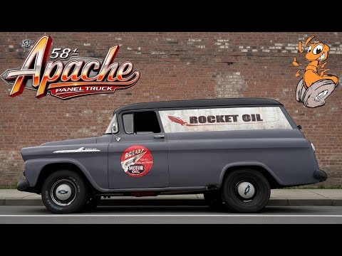 1958 Chevrolet Apache Paneltruck 350 V8 Automatic, an extremely cool truck for cruising and havin...