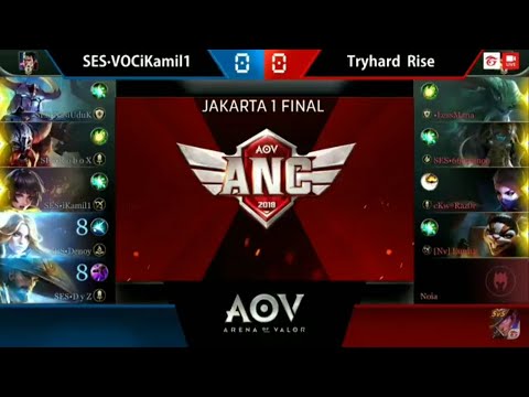 SES.VOCiKamil1 vs Tryhard Rise - Garena AOV ANC City Qualifiers : Jakarta 1 Final Game 1