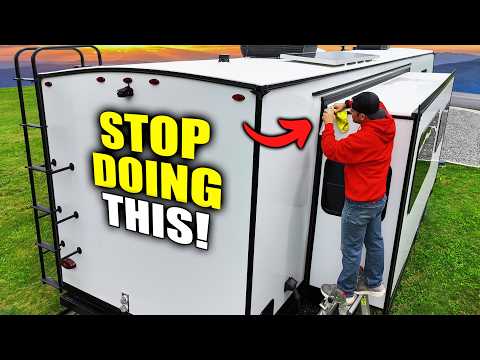 You're Making Them WORSE! Correct RV Slide Out Seal Maintenance & Cleaning Explained.